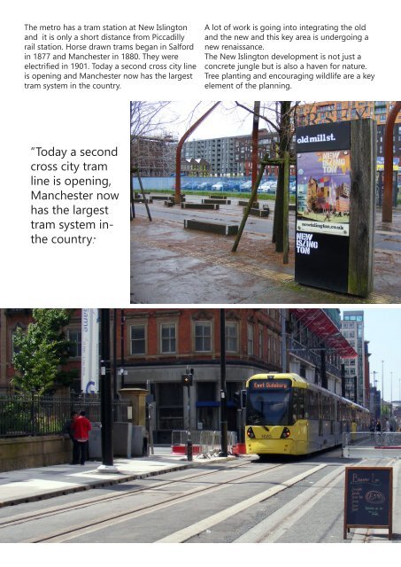 Manchester New Islington - article, Lancashire Mag. style