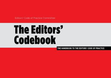 The Editors’ Codebook