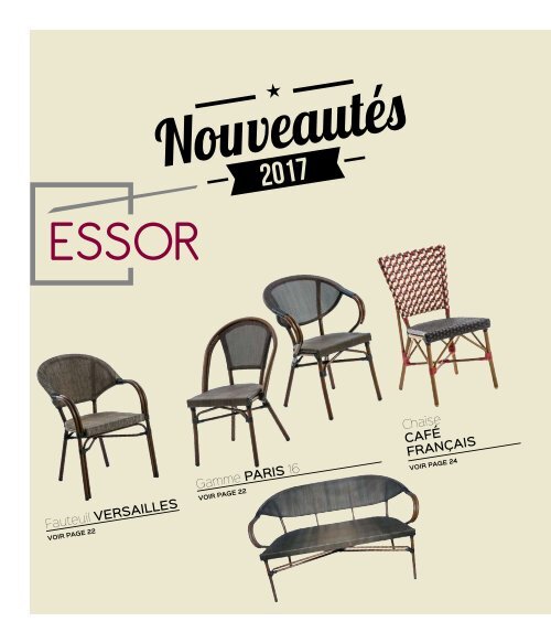 CATALOGUE ESSOR MOBILIER DECO 2017