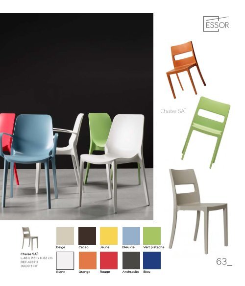 CATALOGUE ESSOR MOBILIER DECO 2017