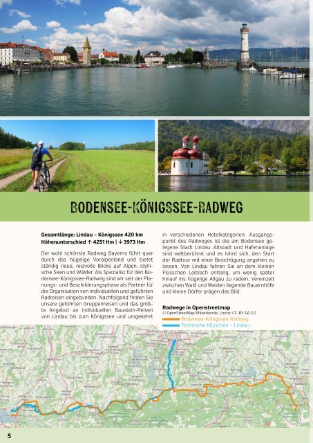 Bodensee Königssee Radweg 2017