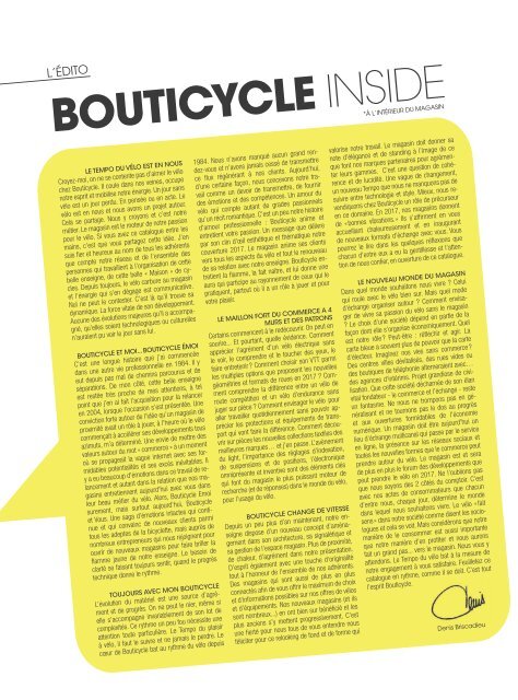 Catalogue Bouticycle 2017