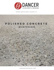 POLISHED CONCRETE MAINTENANCE