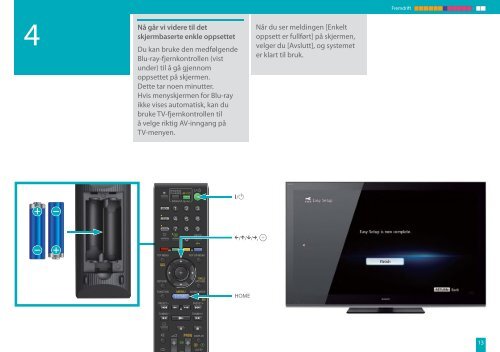 Sony BDV-L800 - BDV-L800 Guida di configurazione rapid Norvegese