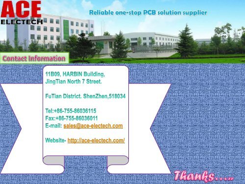 Get ShenZhen based respectable China PCB Supplier