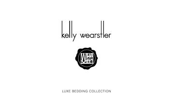 Kelly Wearstler Bedding Collection 2016