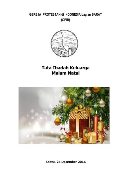 Tata Ibadah Keluarga Malam Natal