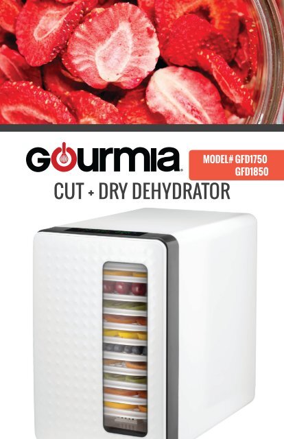 Food Dehydrators, Gourmia Digital Cut + Dry Compact Food