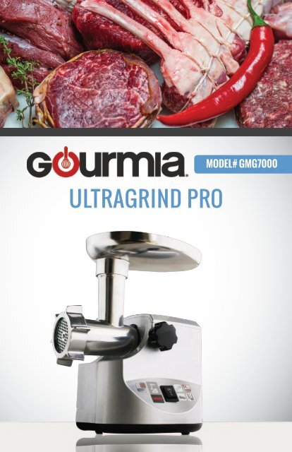 Gourmia GMG7000 Meat Grinder - 