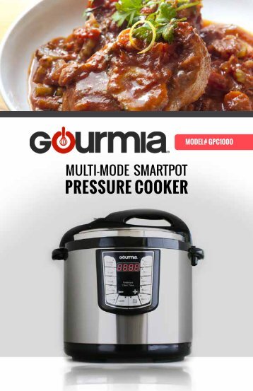 Gourmia GPC1000 Pressure Cooker - 