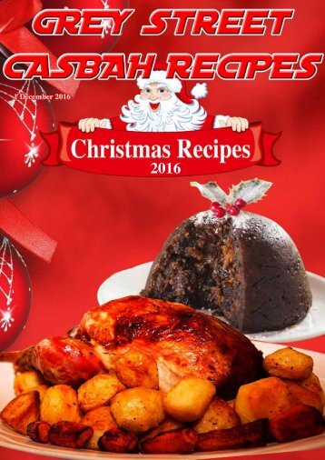Grey Street Casbah Recipes Christmas 2016 