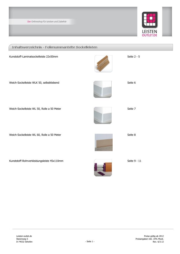 Sockelleisten Magazine