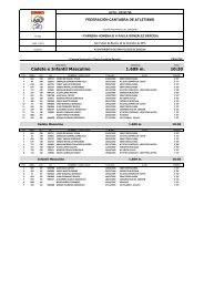 FEDERACIÓN CÁNTABRA DE ATLETISMO