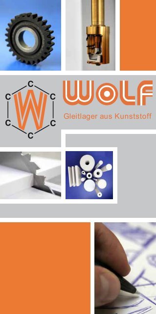 Gleitlager aus Kunststoff - Wolf