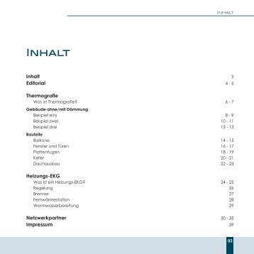 Broschüre "Wärmeverlusten auf der Spur" über Thermografie und