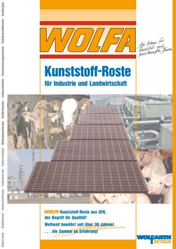 Kunststoff-Roste - Friedrich Wolfarth GmbH & Co. KG