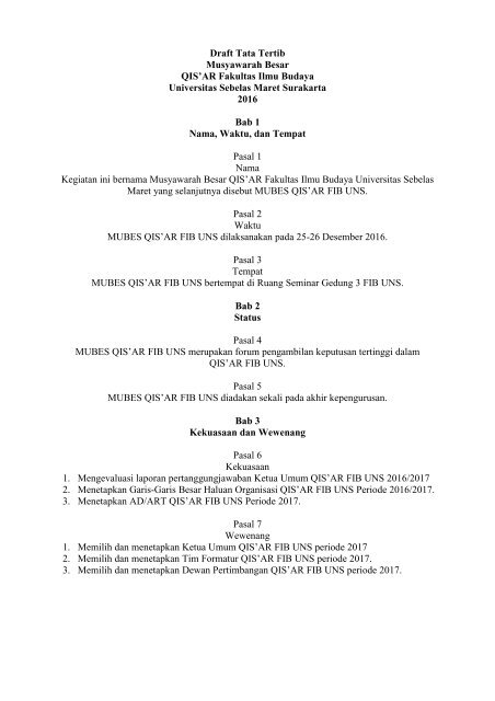 2. Draft Tatib Sidang Mubes