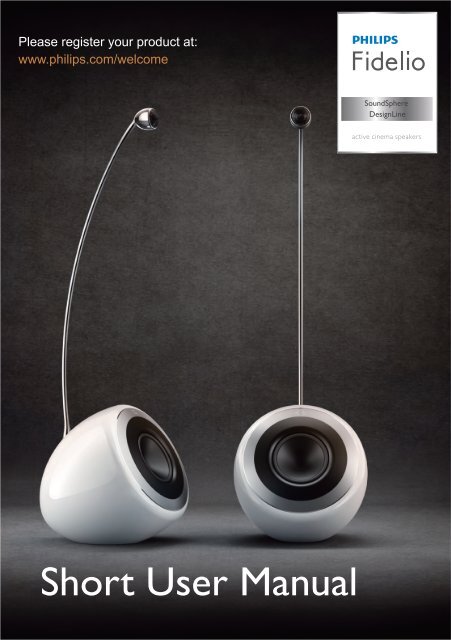 Philips Fidelio SoundSphere DesignLine - Guide de mise en route - DEU