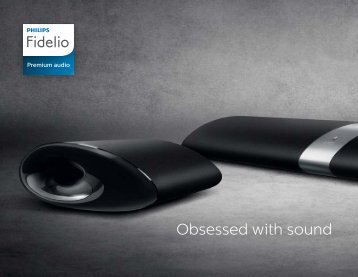 Philips Fidelio SoundSphere DesignLine - Brochure - AEN