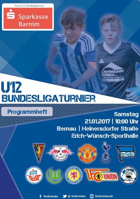 U12 Bundesliga Turnier Programmheft