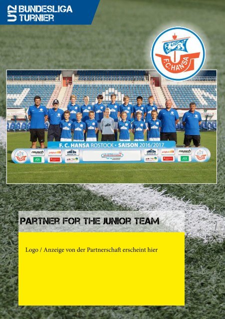 U12 Bundesliga Turnier Programmheft