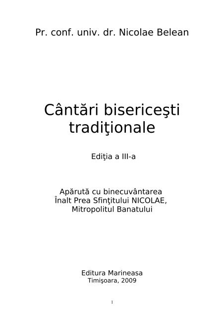 253308073 81153628 Cantari Bisericesti Tradition Ale Gata Pdf 1