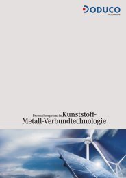 Kunststoff-Metall-Verbundtechnologie - Doduco