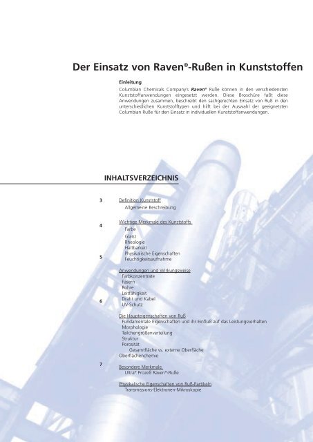 Rußen in Kunststoffen - Columbian Chemicals