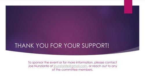 BB2017 - Fundraiser Sponsorship Brochure