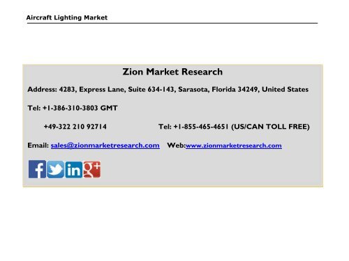 Aircraft Lighting Market, 2016 - 2024