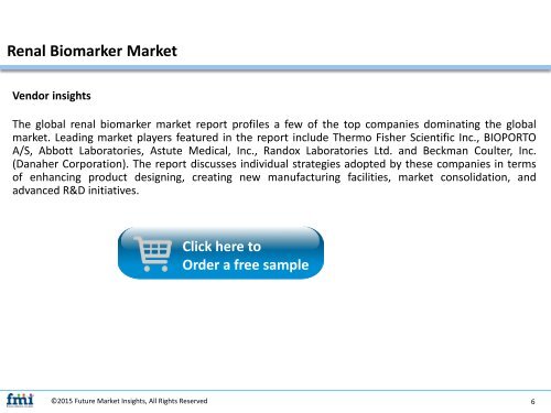 Renal Biomarker Market