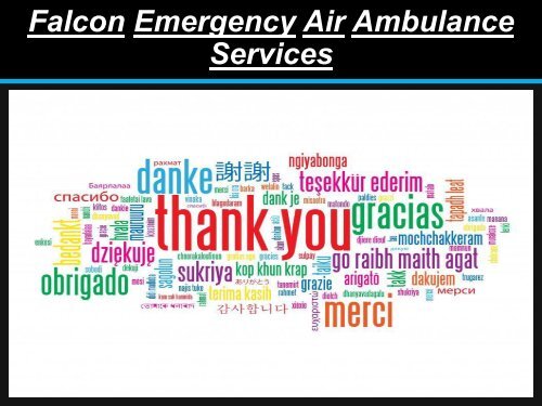 Emergency Air Ambulance Services by Falcon Emergency in Allahabad-Bangalore