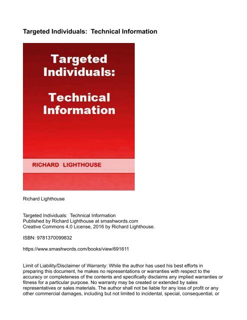 Targeted Individuals Technical Information
