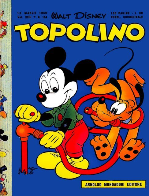 Topolino 0134 (Mondadori 1956-0 - Unbekannt