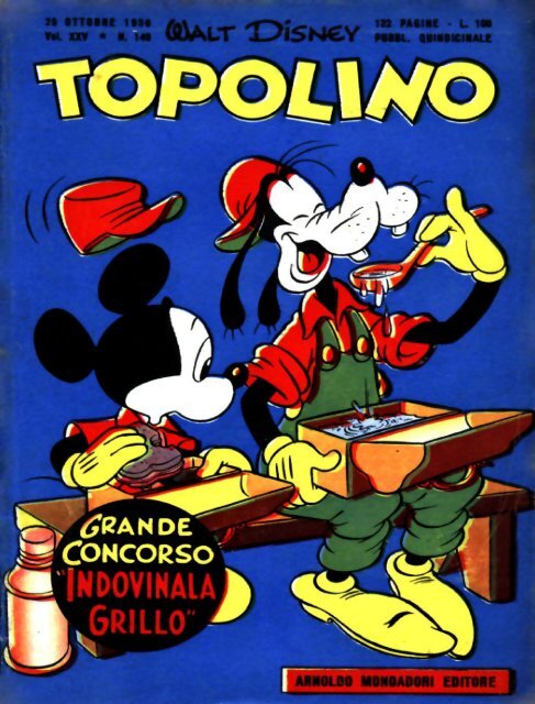 Topolino 0149 (Mondadori 1956-1 - Unbekannt