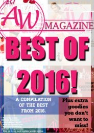 Best of 2016 AW Magazine