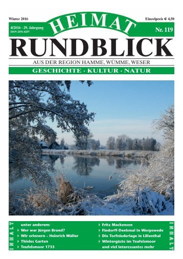 Heimat--Rundblick 119, Winter 2016/17