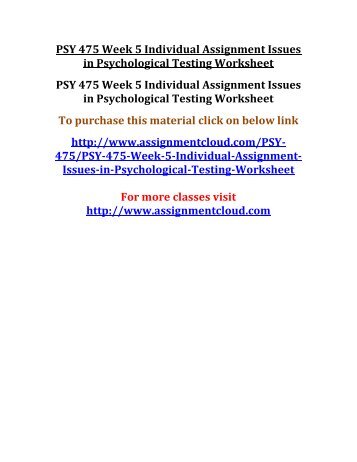 PSY 310 Week 2 Individual Assignment Women in Psychology Paper