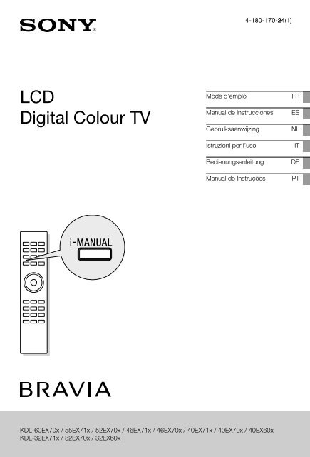 Sony KDL-60EX705 - KDL-60EX705 Istruzioni per l'uso Spagnolo