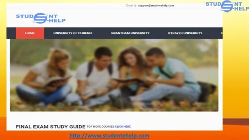 Studentehelp - Online Courses, Course Catalog - ALL Courses of University of Phoenix