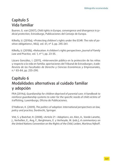 Manual de legislación europea sobre los derechos del niño