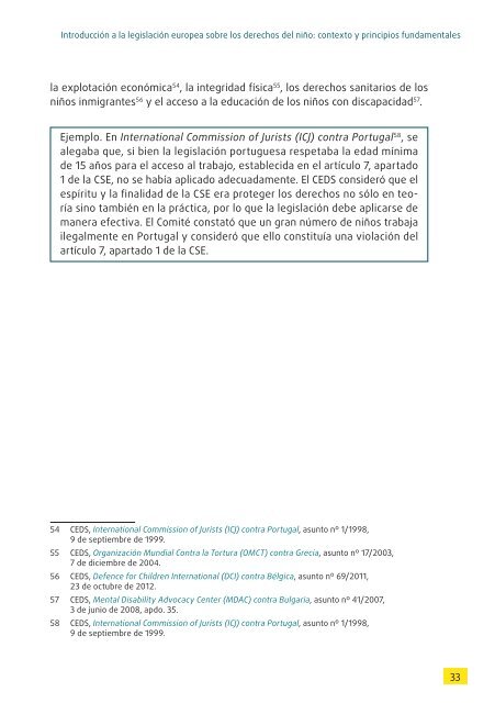 Manual de legislación europea sobre los derechos del niño