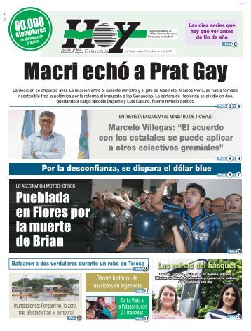 Macri echó a Prat Gay