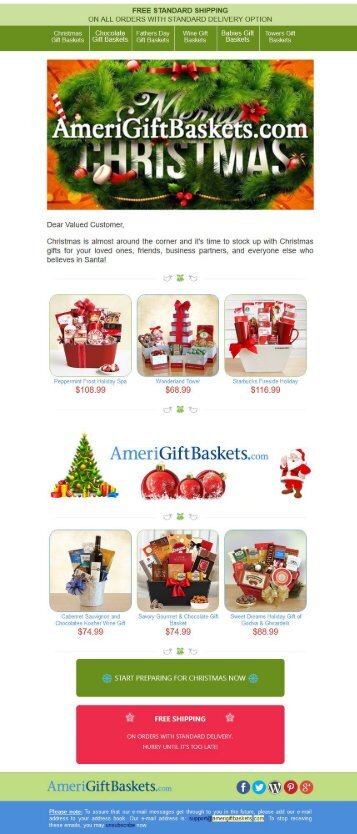 Christmas 2016 with AmeriGiftBaskets com