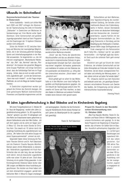 Gemeindebrief 2009-2.pdf - Ev.-Luth. Kirchengemeinde Oldesloe