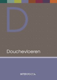 InterDoccia catalog - Douchevloeren