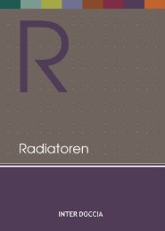 InterDoccia catalog - Radiatoren