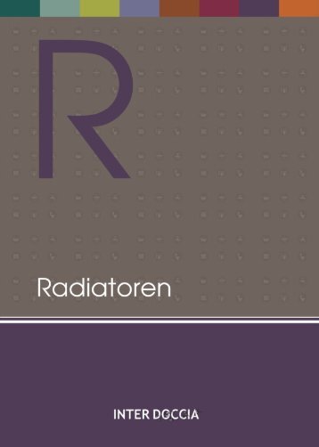 InterDoccia catalog - Radiatoren