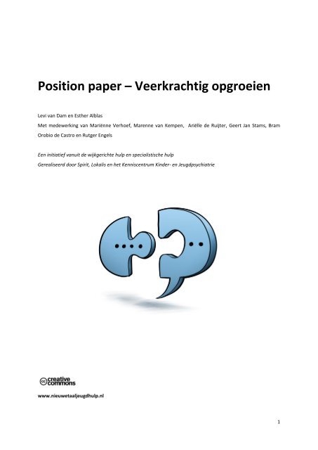 Position paper – Veerkrachtig opgroeien