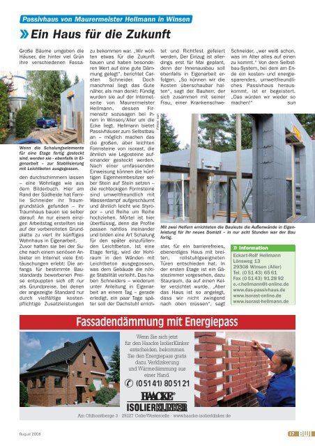 Passivhaus - Bauen Wohnen Immobilien